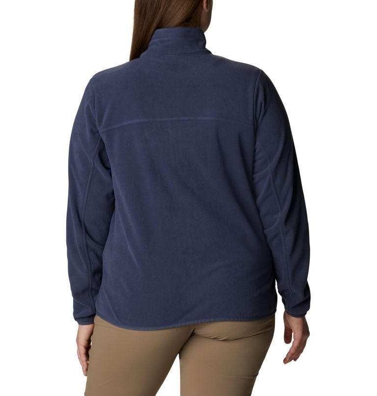 Women's Columbia Ali Peak Full Zip Fleece Jackets Navy | Plus Size CA-P01A6